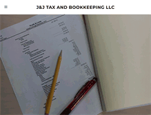 Tablet Screenshot of jjtaxbusiness.com